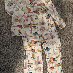 Nick & Nora Multicolor City Print Pajama Set